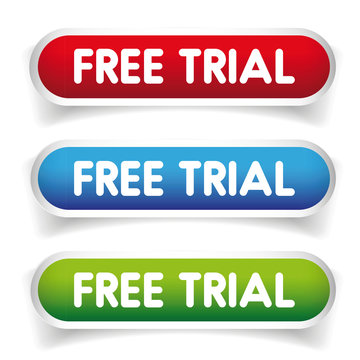 Free Trial vector button