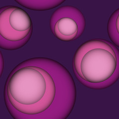 Bright color circle hole seamless leaky background