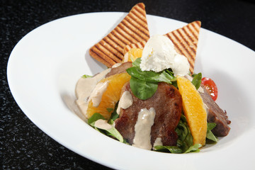 beef tongue with orange