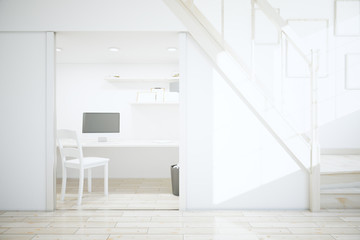Fototapeta na wymiar Interior with workplace