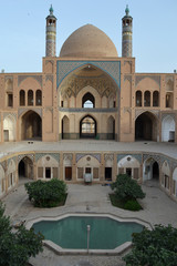 Fototapeta premium Agha Bozorg three-floured mosque, Kashan, Iran