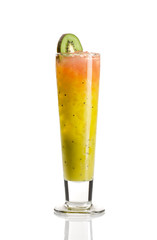 Singapore Sling Cocktail isolated on white background