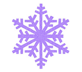 Snowflake icon isolated on white background