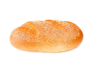 White bread isolated on white background
