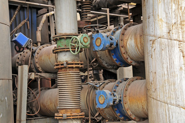 Pipeline valve facilities in steel mills