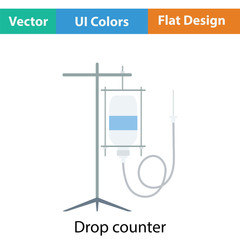 Drop counter icon