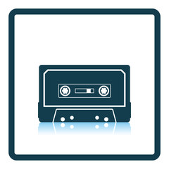 Obraz premium Audio cassette icon