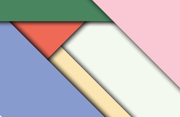 Abstract modern shape material design style. Material design for