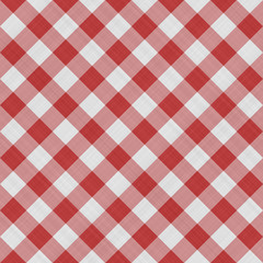 Seamless red and white striped illustration texture