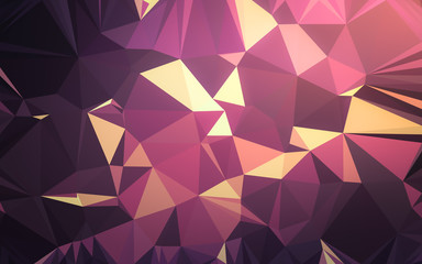 Obraz premium Abstract low poly background, geometry triangle
