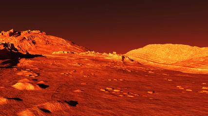 Mars  landscape © Sergey Drozdov