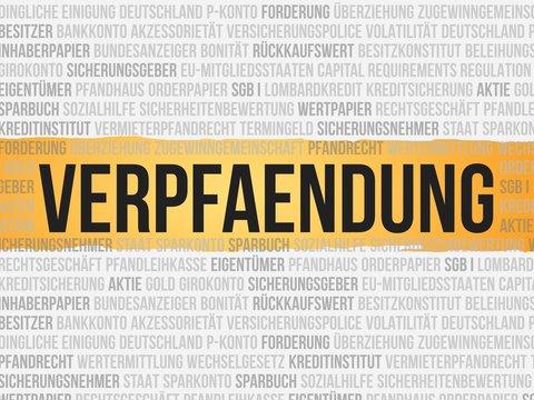 Verpf&auml;ndung