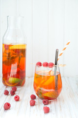 with fresh berries
