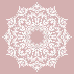 Fototapeta na wymiar Elegant Vector Ornament in the Style of Barogue