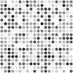 Fototapeta na wymiar Gray White Dots Background, Creative Design Templates