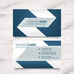 creative simple business card vector design