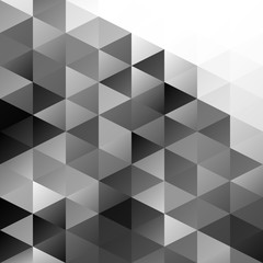 Obraz premium Gray Grid Mosaic Background, Creative Design Templates