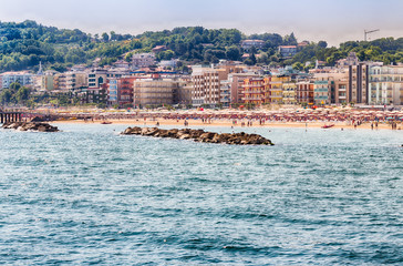 Fototapeta premium breakwater rocks in the Adriatic sea