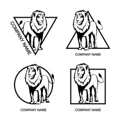 Set of Lion logo