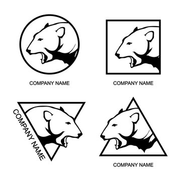 Set of Polar bear logo