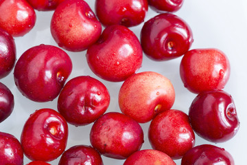 Red cherries