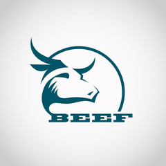 restaurant menu beef meat icon
