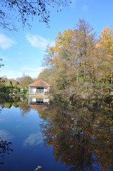 Fototapeta premium Paddelteich in Langen