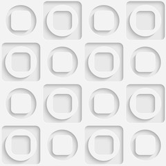 Seamless Square and Circle Pattern