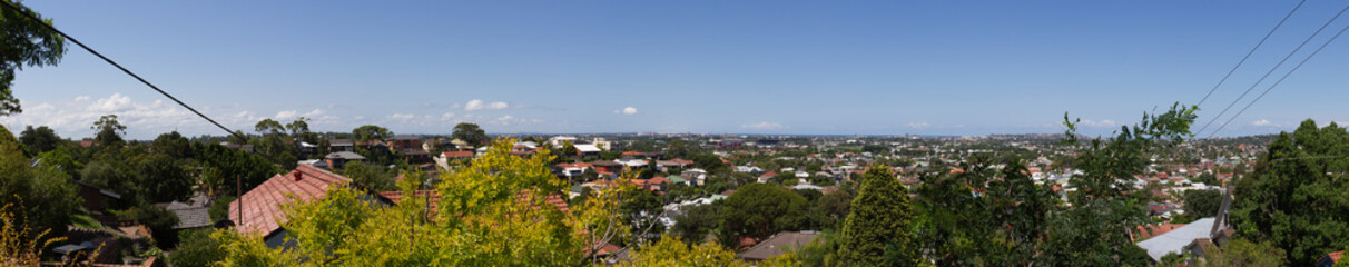 Fototapeta na wymiar Panorama from Newcastle, NSW Australia