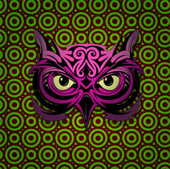 Obraz premium Mystic owl shape
