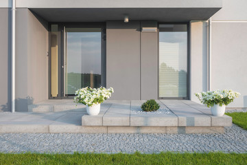 Beautiful entrance design in new style