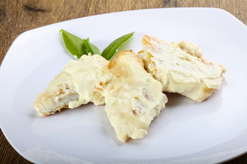 Baked perch