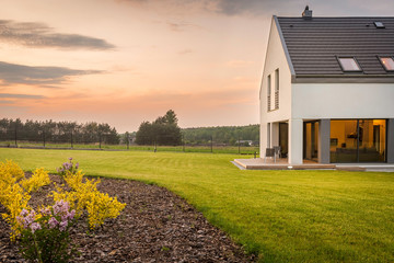 Modern villa close to the nature