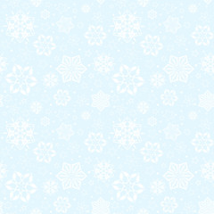 Pattern of snowflakes