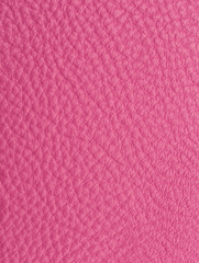 Pink leather macro shot