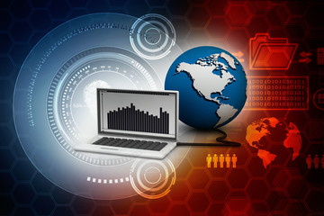 Fototapeta premium Computer Network