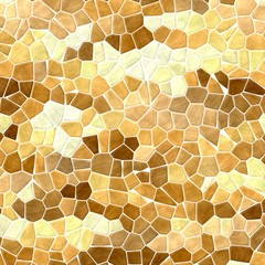 natural brown beige mosaic pattern texture background with white grout