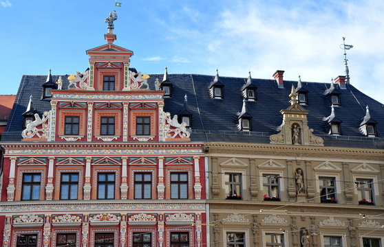 Das Gildehaus - prächtiges Bürgerhaus am Fischmarkt zu Erfurt