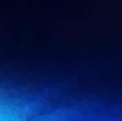 Blue Polygonal Mosaic Background, Creative Design Templates