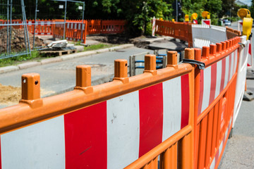 Absperrgitter Baustelle