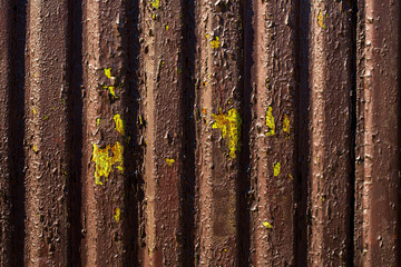 Obraz premium Old metal corrugated background