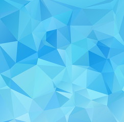 Fototapeta premium Blue Polygonal Mosaic Background, Creative Design Templates