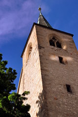 Roter Turm der Ägidienkirche zu Erfurt