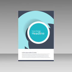 Fototapeta premium Brochure business style cover template