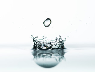 Water splashes background