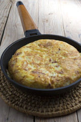 Omelette of potatoes (typical spanish)