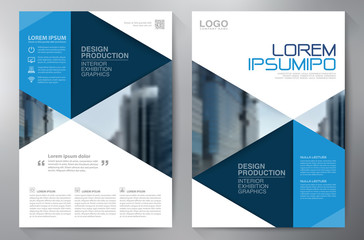 Business brochure flyer design a4 template