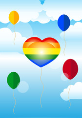 balloons in the skye rainbow balloon celebration