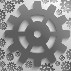 abstract backgrund design with cog wheel