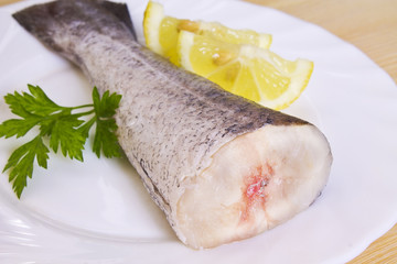 fish, pieces of hake
